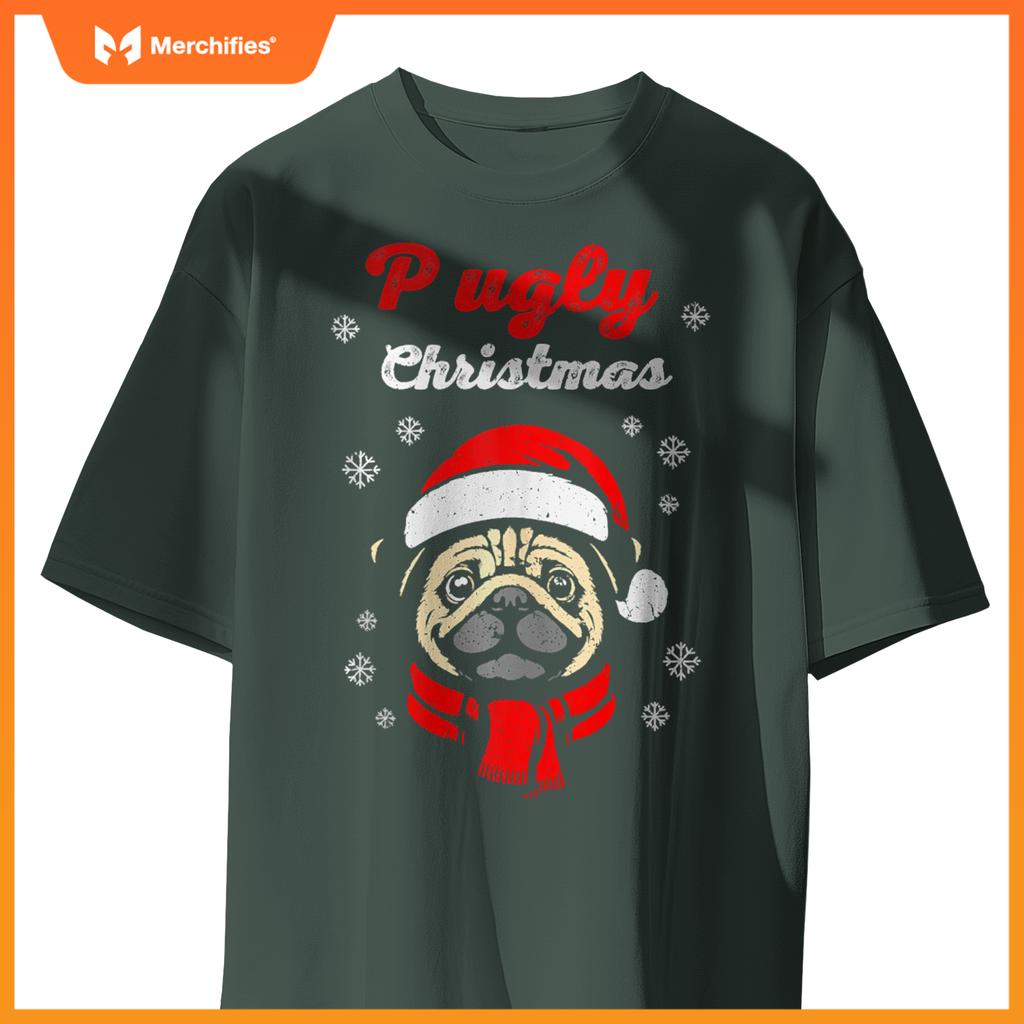 Pugly Christmas Pug Ugly Christmas Sweater T-Shirt