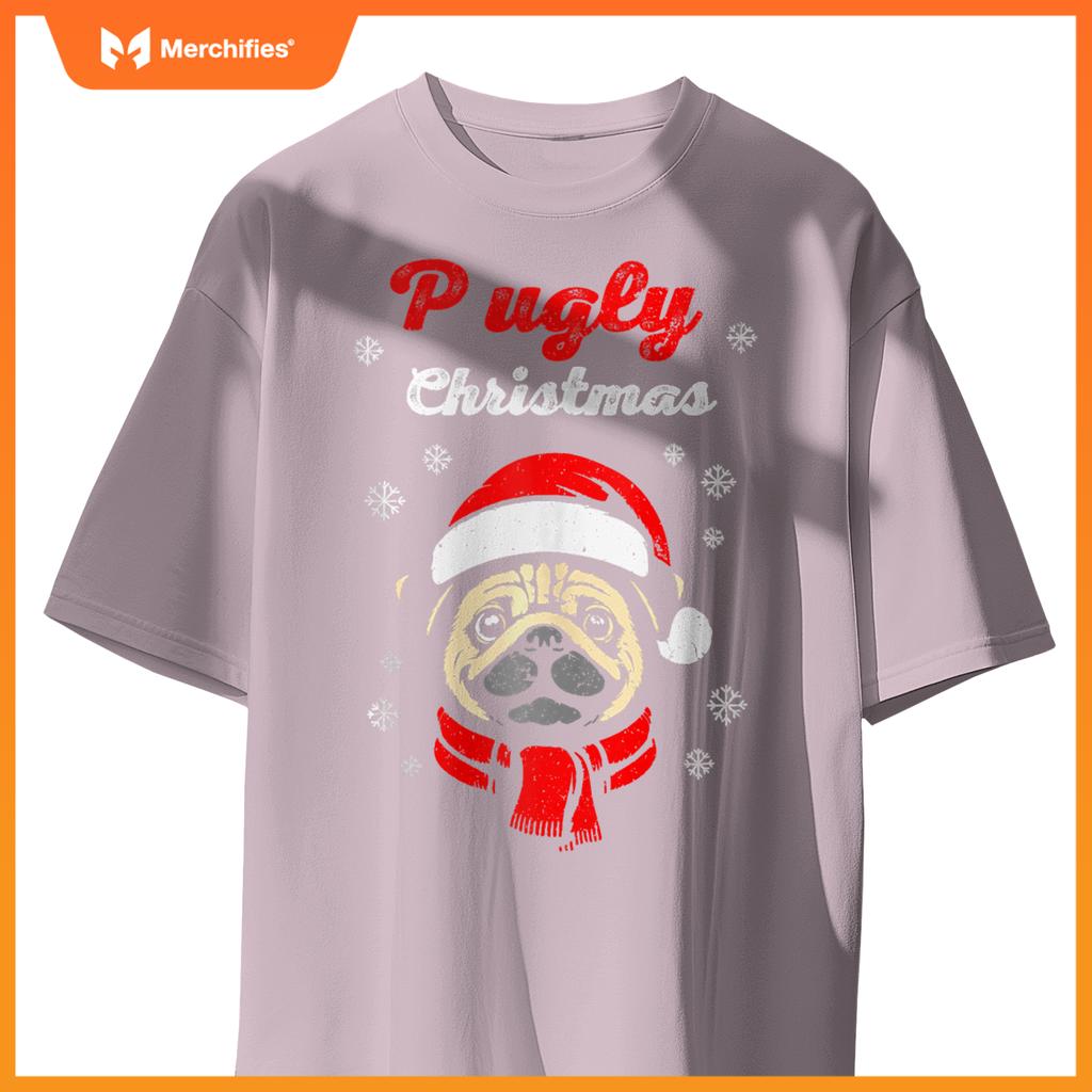 Pugly Christmas Pug Ugly Christmas Sweater T-Shirt