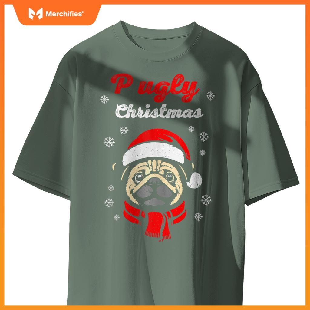 Pugly Christmas Pug Ugly Christmas Sweater T-Shirt