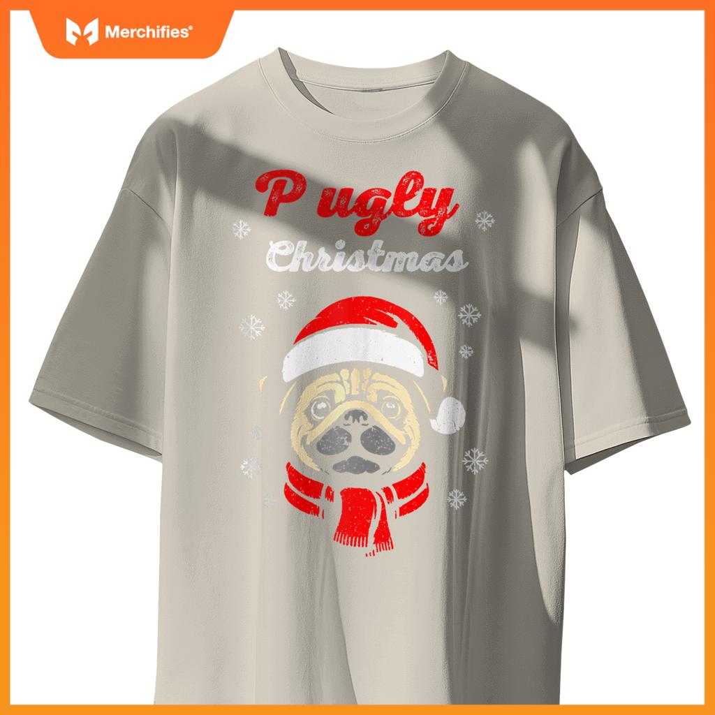 Pugly Christmas Pug Ugly Christmas Sweater T-Shirt