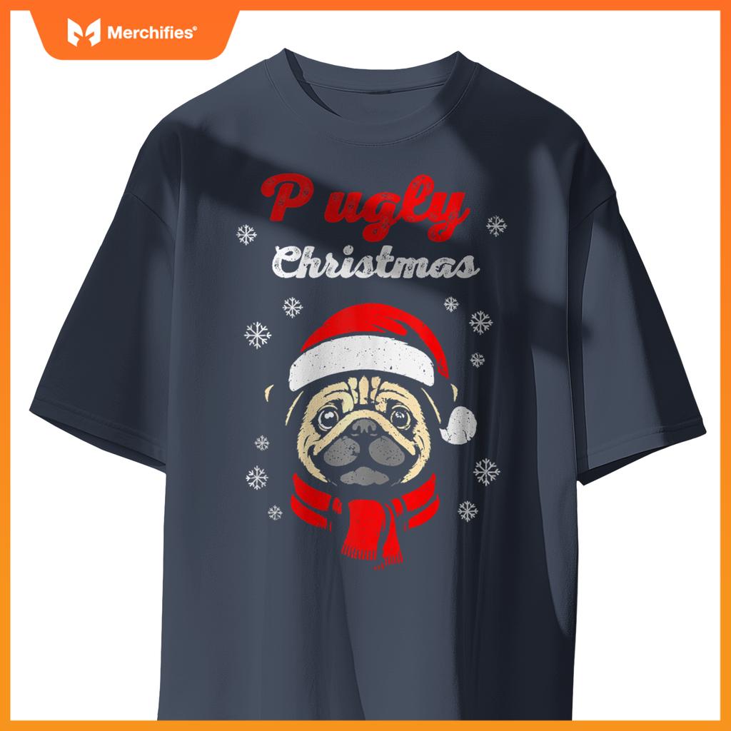 Pugly Christmas Pug Ugly Christmas Sweater T-Shirt