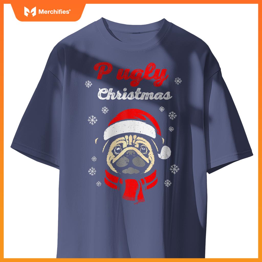 Pugly Christmas Pug Ugly Christmas Sweater T-Shirt