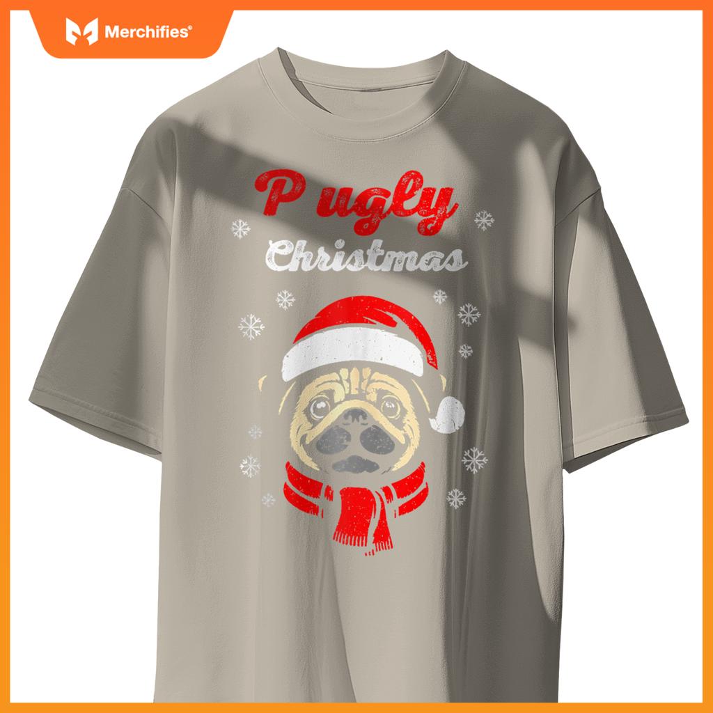 Pugly Christmas Pug Ugly Christmas Sweater T-Shirt