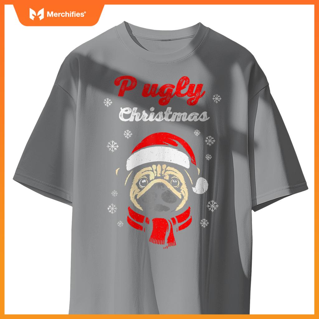 Pugly Christmas Pug Ugly Christmas Sweater T-Shirt