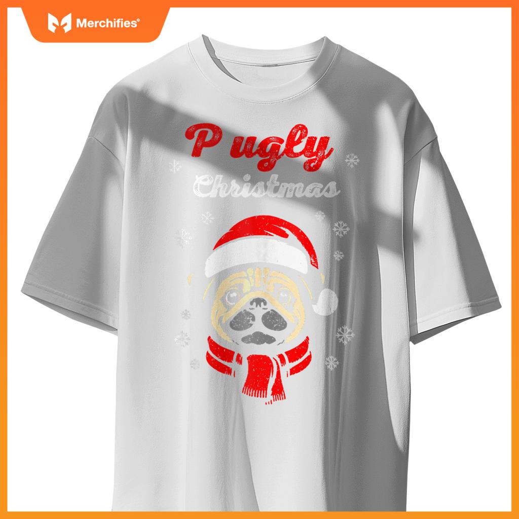 Pugly Christmas Pug Ugly Christmas Sweater T-Shirt