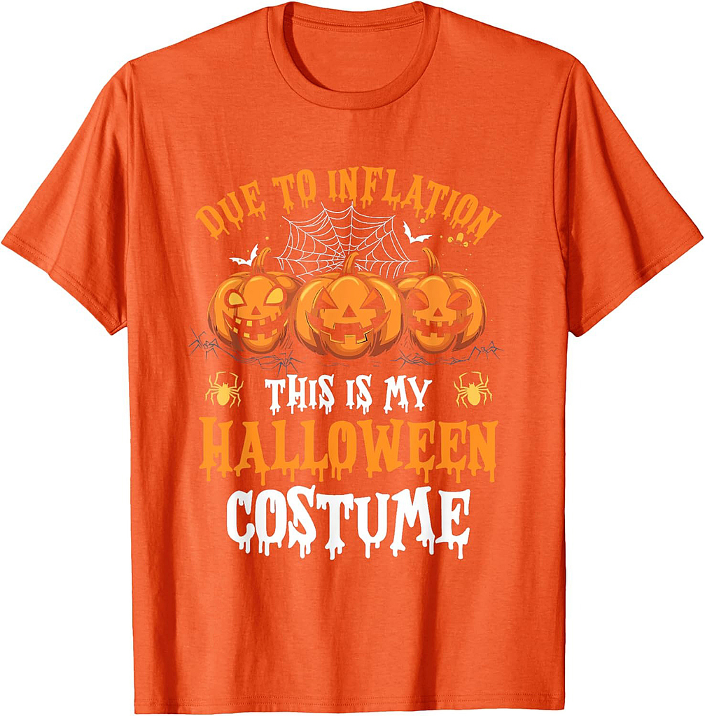 Pumpkin Halloween Costume Men Women Funny Halloween 2025 T-Shirt