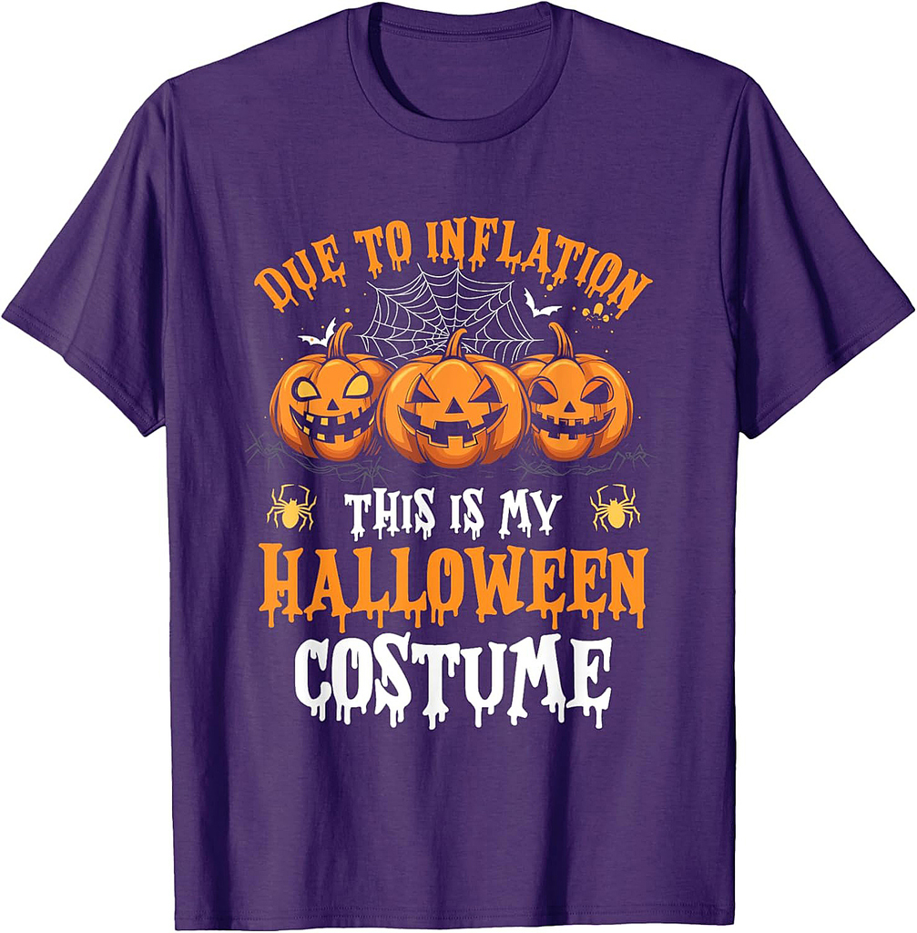 Pumpkin Halloween Costume Men Women Funny Halloween 2025 T-Shirt