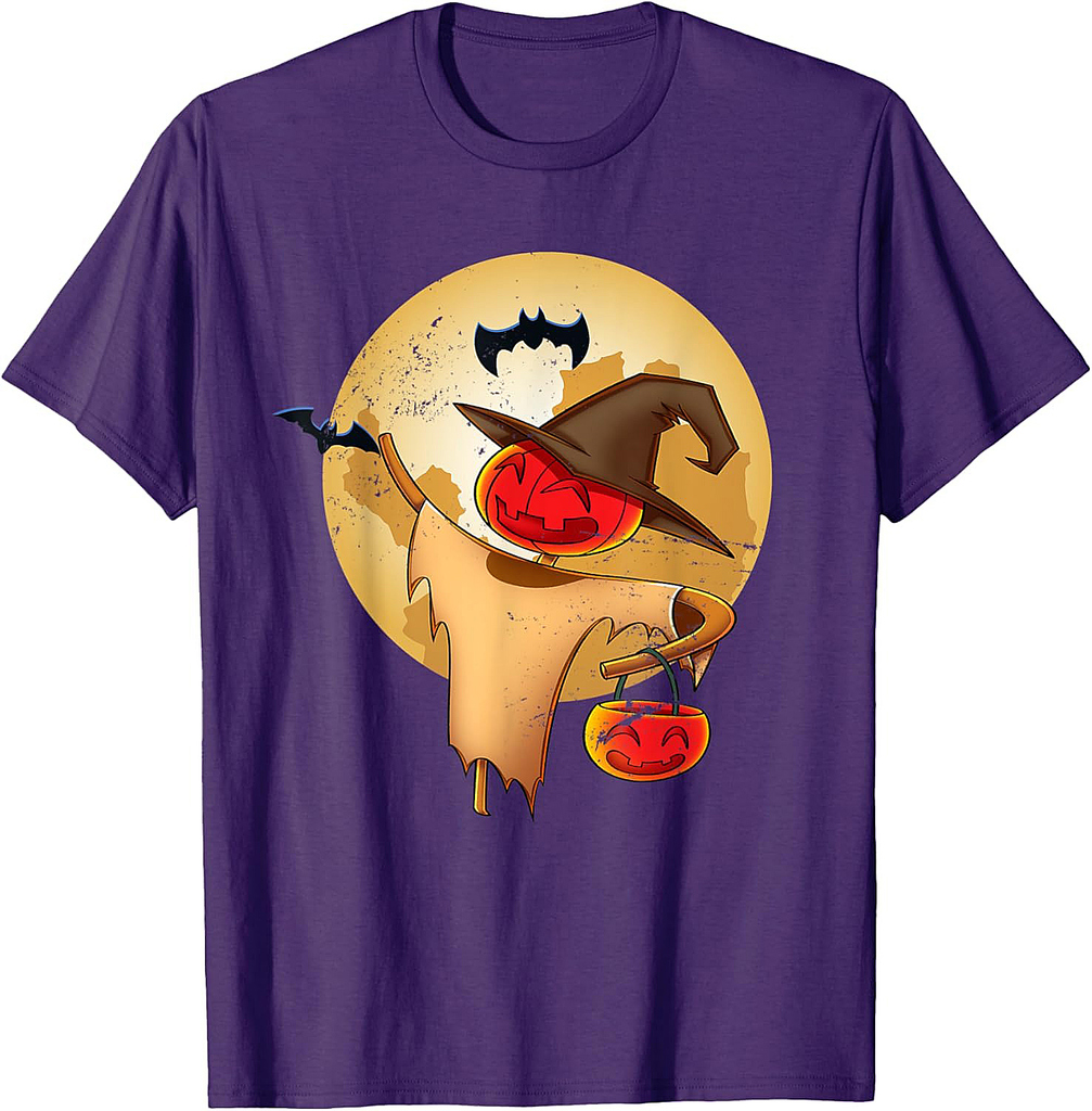 Pumpkin Jack O Lantern Funny Scarecrow Gift Halloween T-Shirt