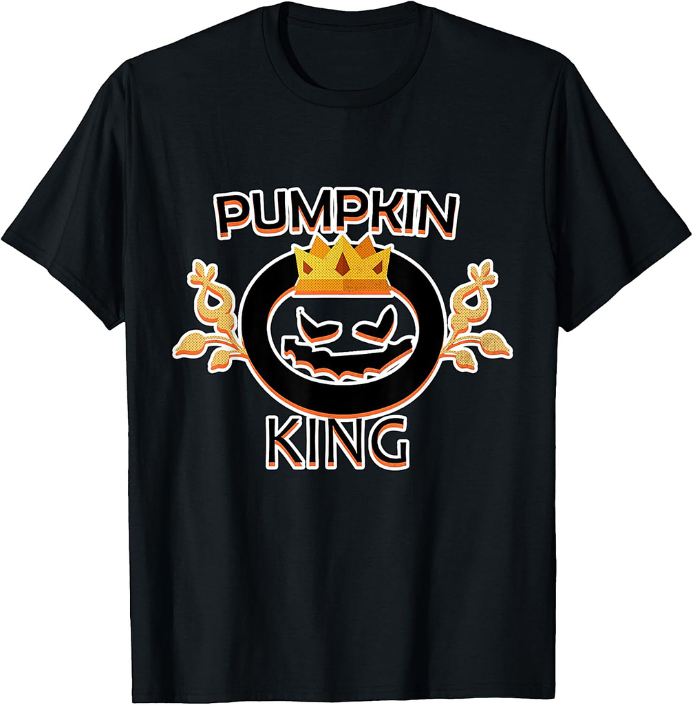 Pumpkin King for Men - Pumpkin Party on Halloween T-Shirt