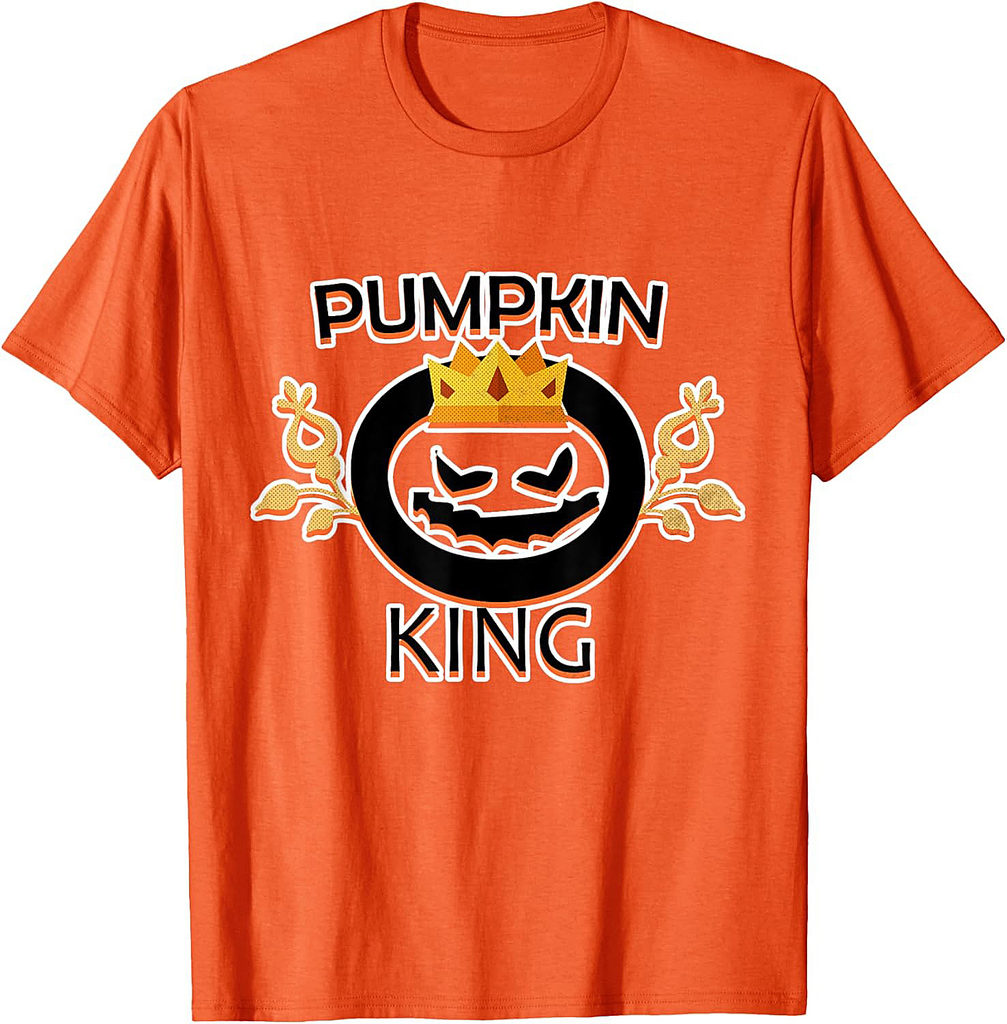 Pumpkin King for Men - Pumpkin Party on Halloween T-Shirt