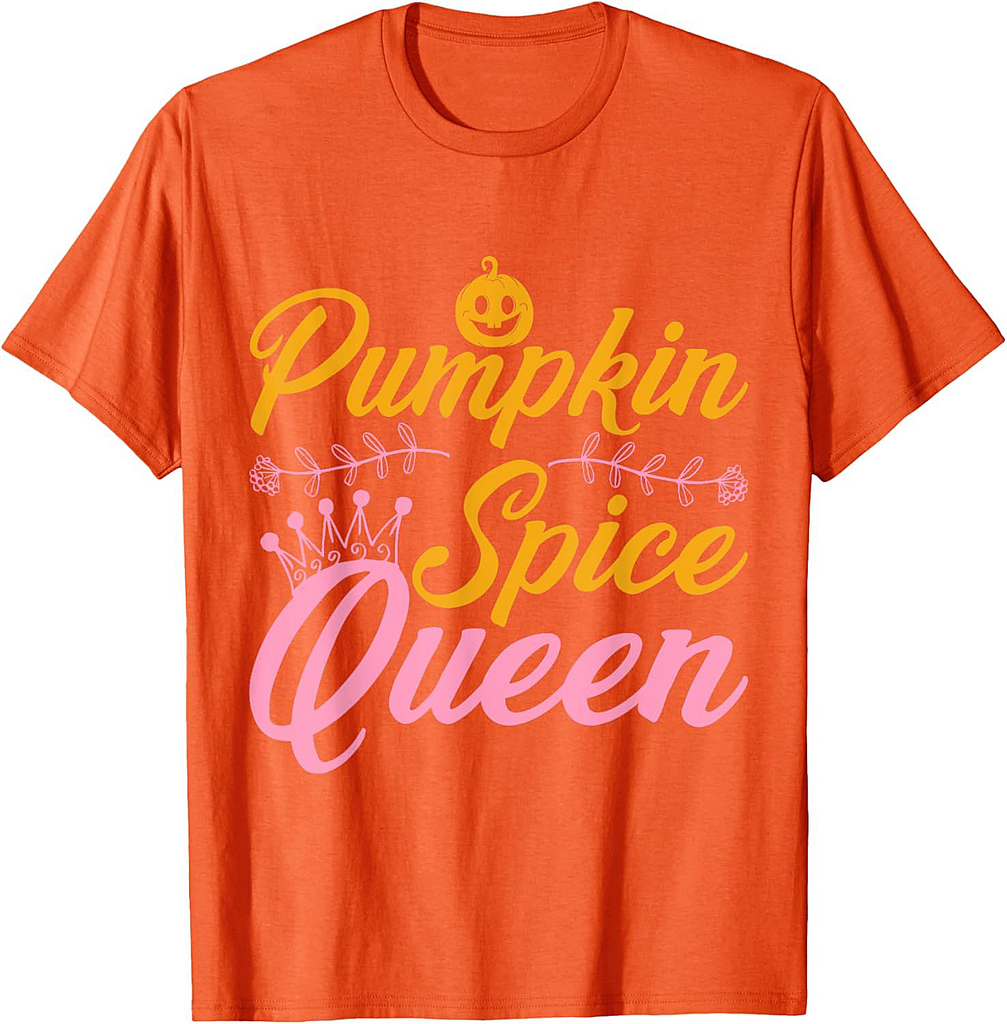 Pumpkin Spice Queen Halloween T-Shirt