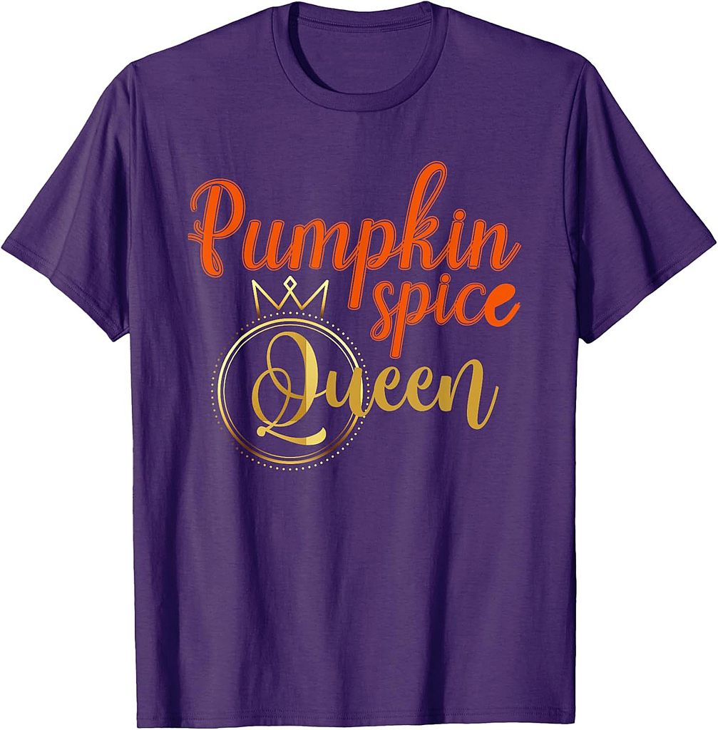 Pumpkin Spice Queen Halloween T-Shirt