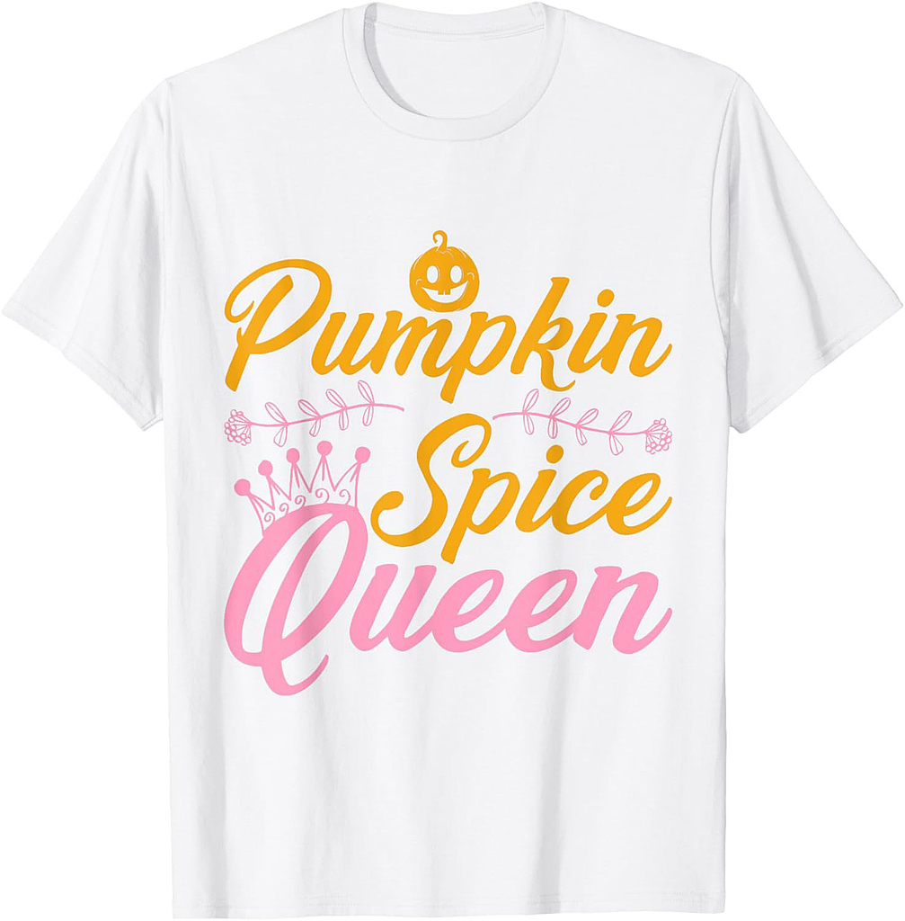 Pumpkin Spice Queen Halloween T-Shirt