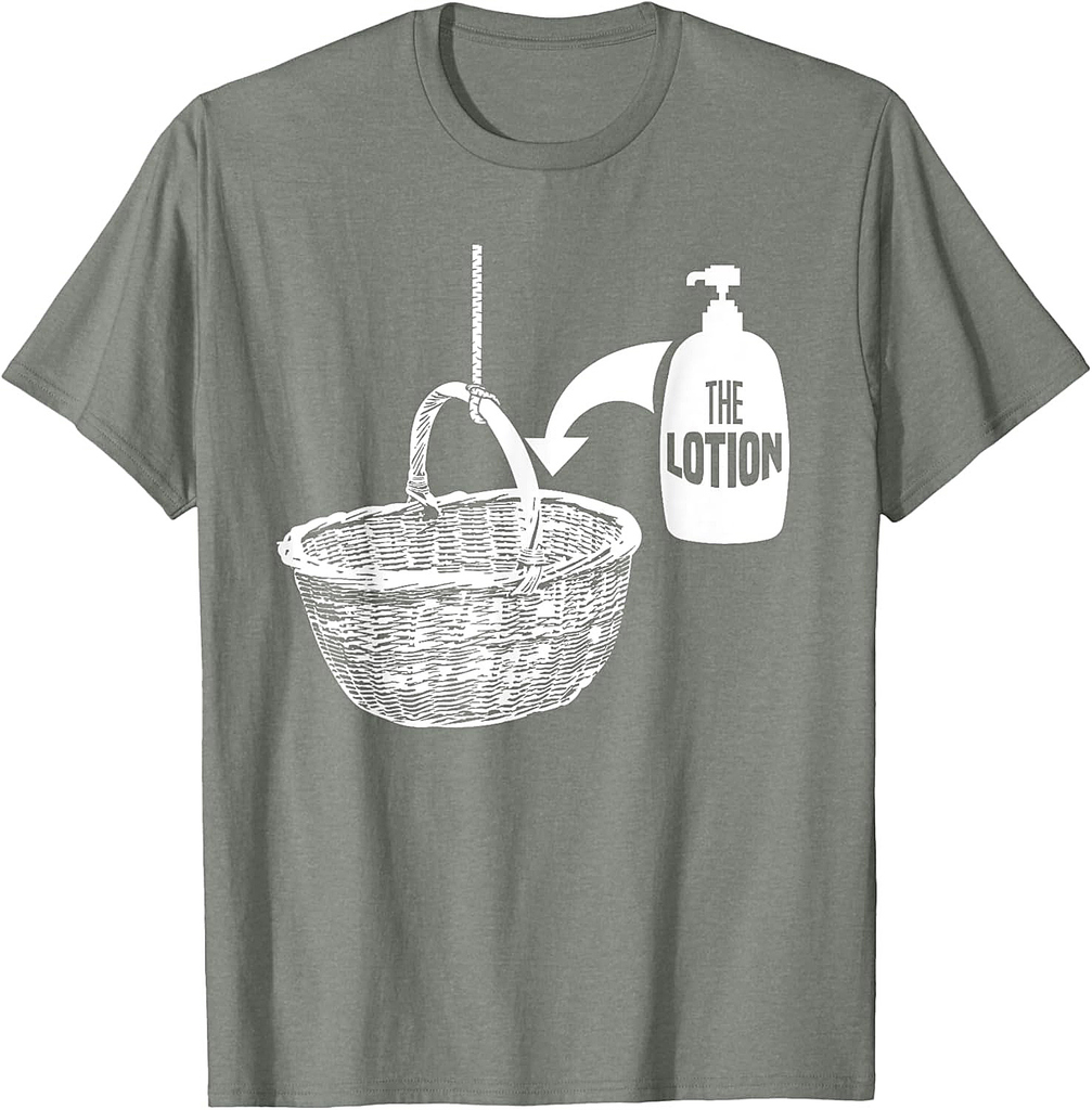 Put the Lotion in the Basket Creepy Halloween Torture T-Shirt