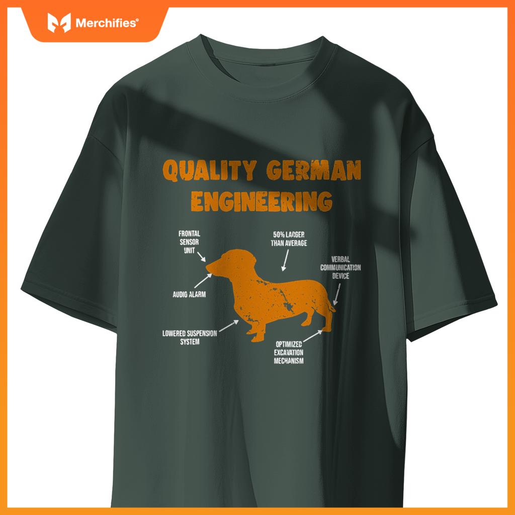 Quality German Engineering Wiener Dachshund Dog Engineering T-Shirt