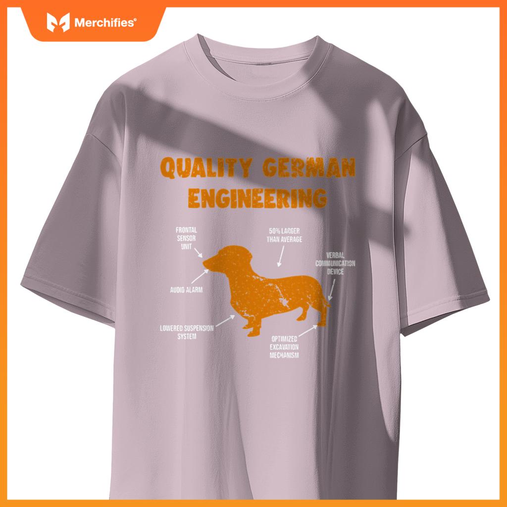 Quality German Engineering Wiener Dachshund Dog Engineering T-Shirt