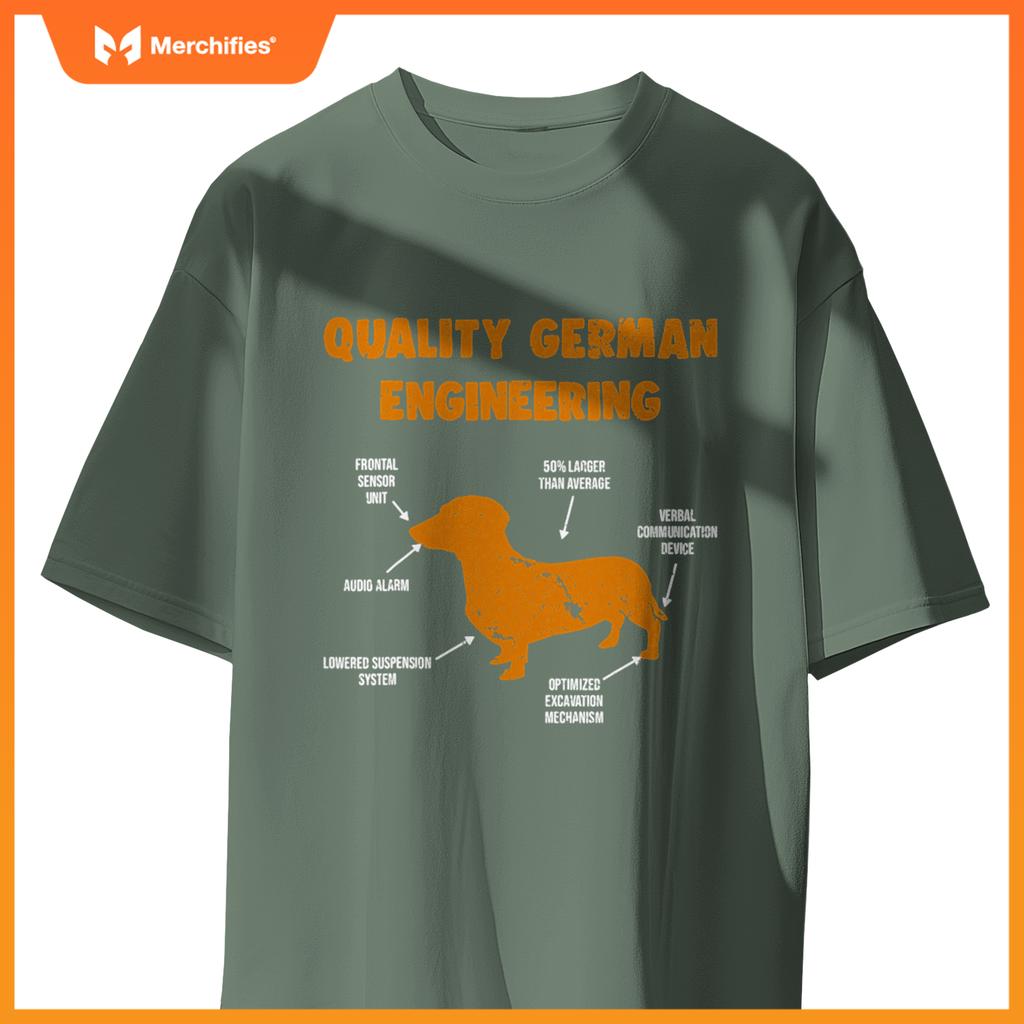 Quality German Engineering Wiener Dachshund Dog Engineering T-Shirt