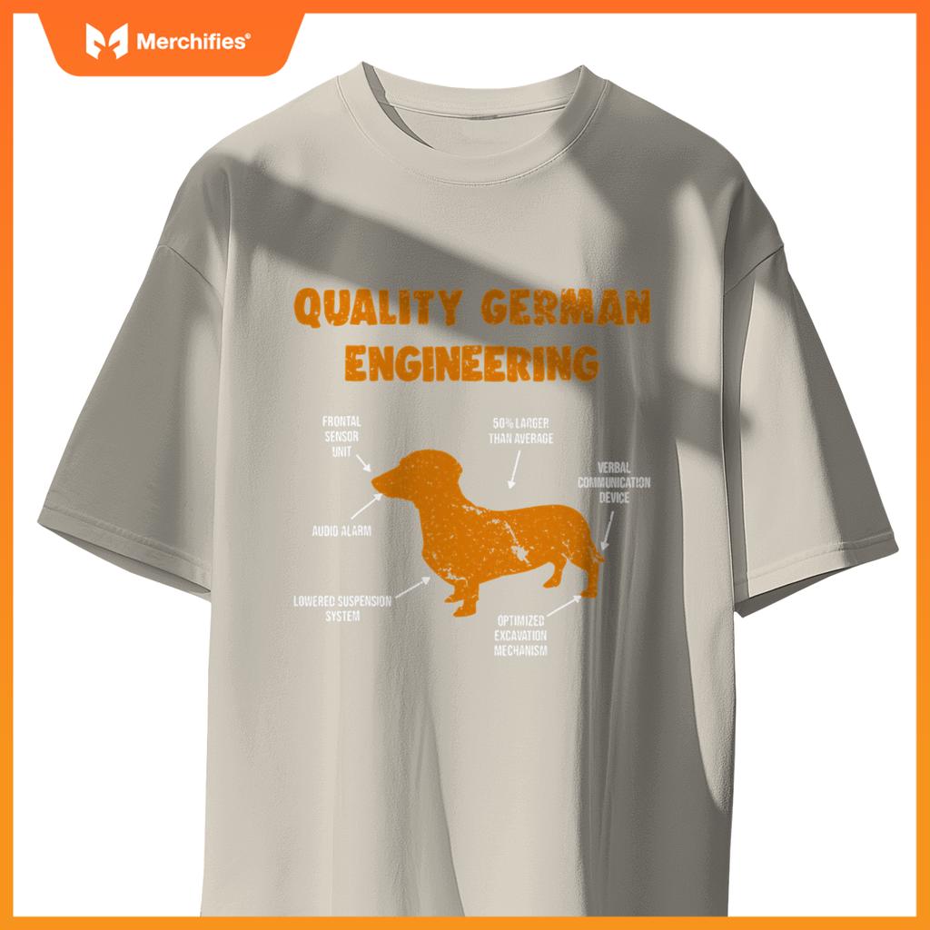 Quality German Engineering Wiener Dachshund Dog Engineering T-Shirt