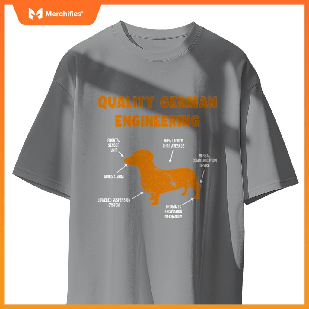 Quality German Engineering Wiener Dachshund Dog Engineering T-Shirt