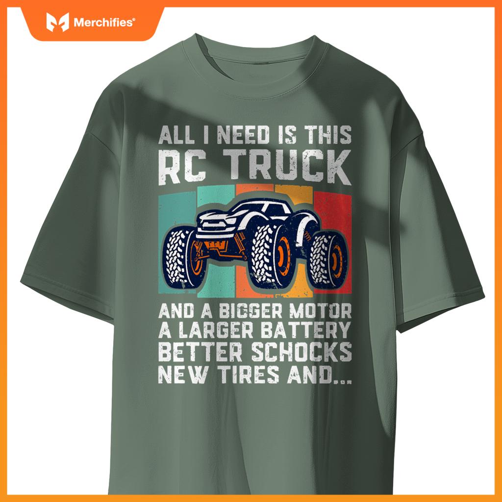 RC Racing RC Truck Lover Funny Radio Controlled RC Car Joke T-Shirt