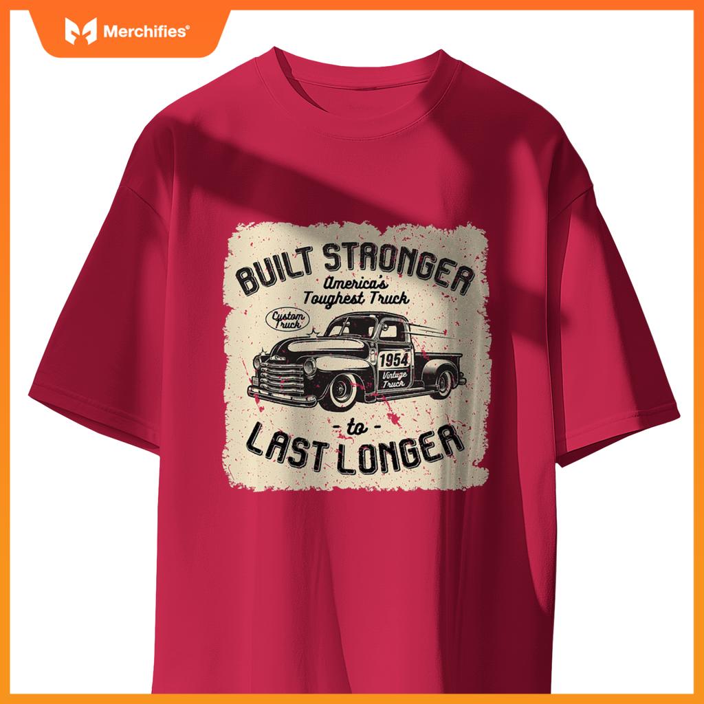 Mb 1954 Truck Birthday Built Stronger To Last Longer T-Shirt