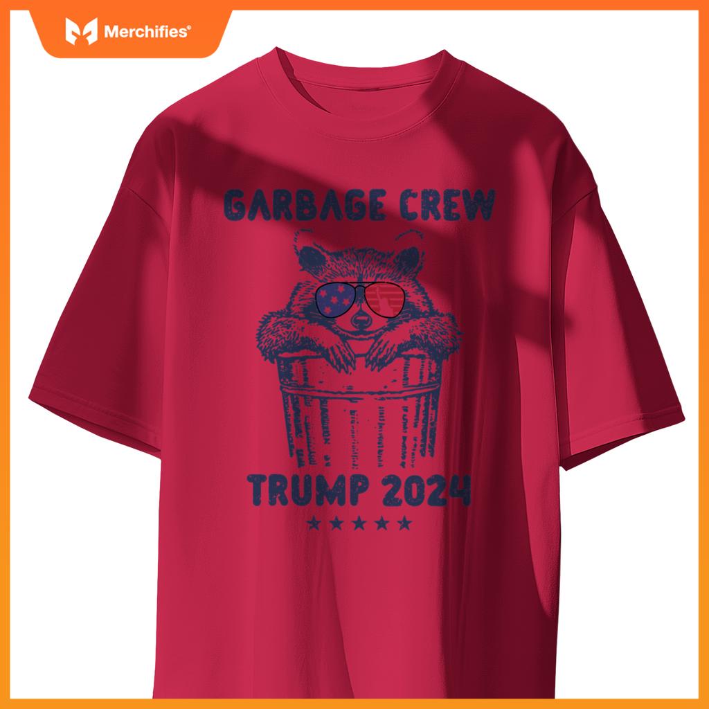 Garbage Crew Trump Garbage Man in Trash Truck Election 2024 T-Shirt