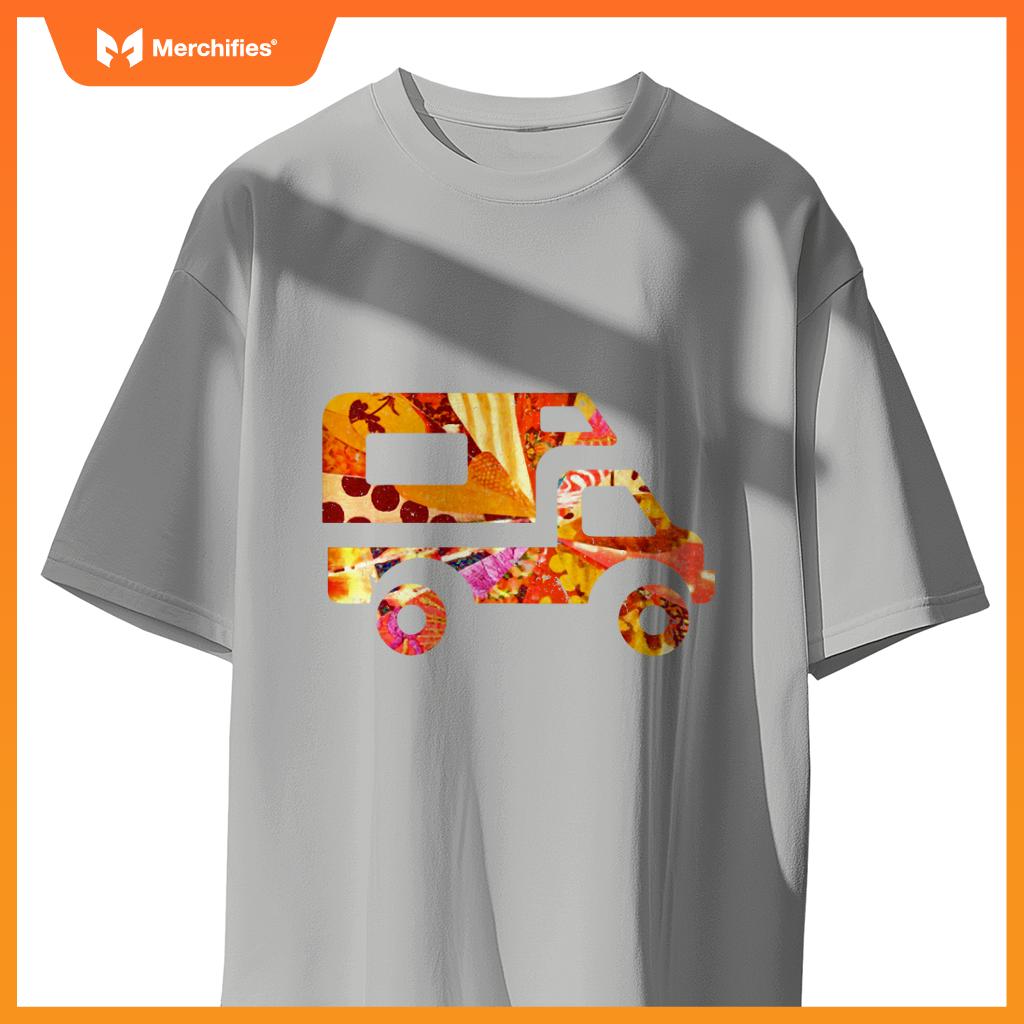 RV Life Van Camper Truck Pickup Camping Road Trip Artsy Tent T-Shirt