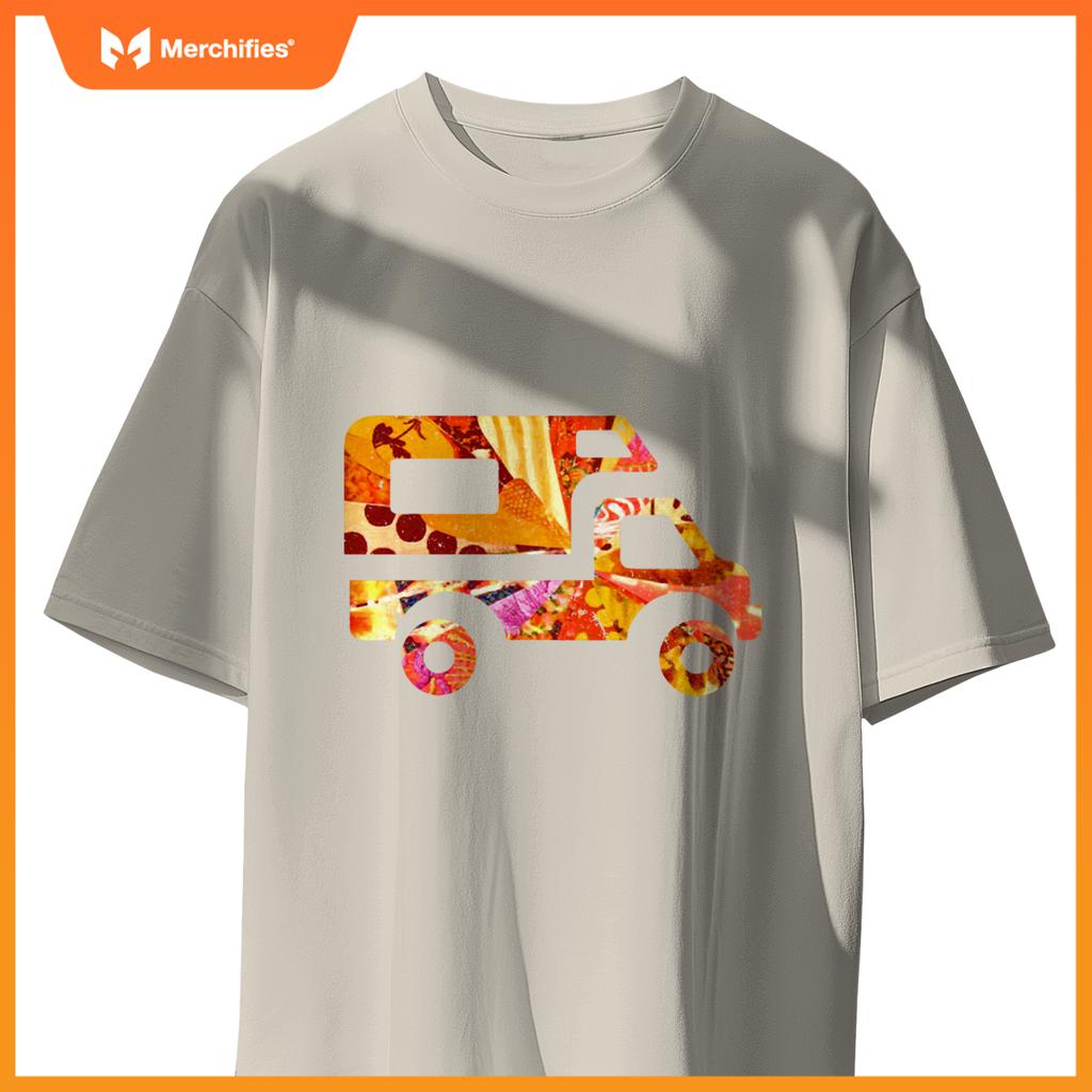RV Life Van Camper Truck Pickup Camping Road Trip Artsy Tent T-Shirt