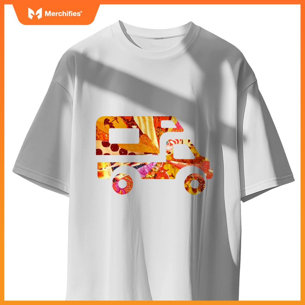 RV Life Van Camper Truck Pickup Camping Road Trip Artsy Tent T-Shirt