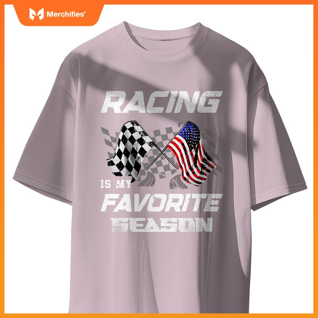 Racing Is My Favorite Season Race Car T-Shirt
