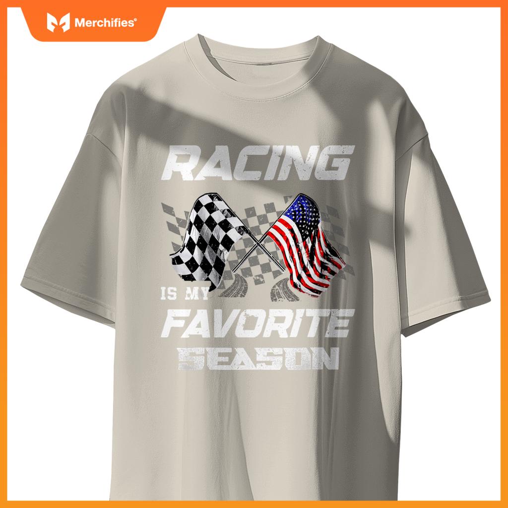 Racing Is My Favorite Season Race Car T-Shirt