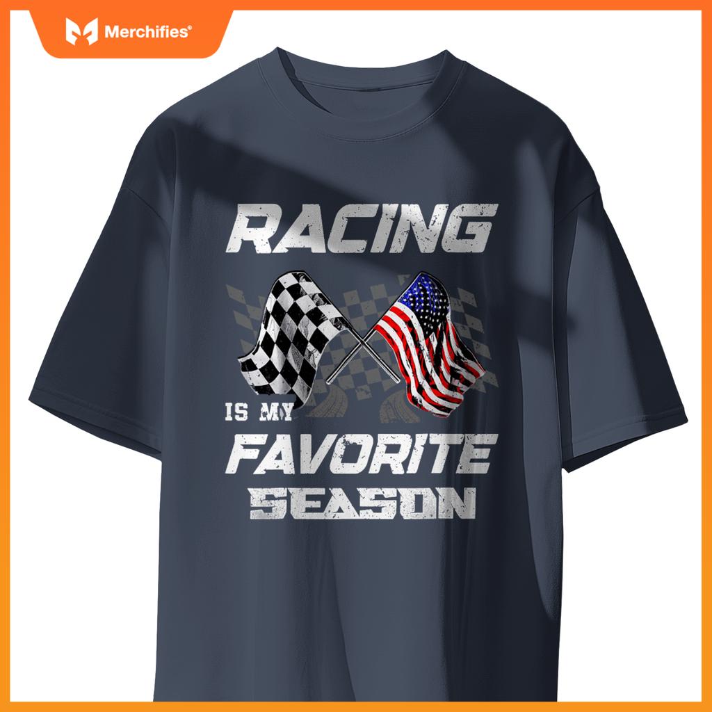 Racing Is My Favorite Season Race Car T-Shirt