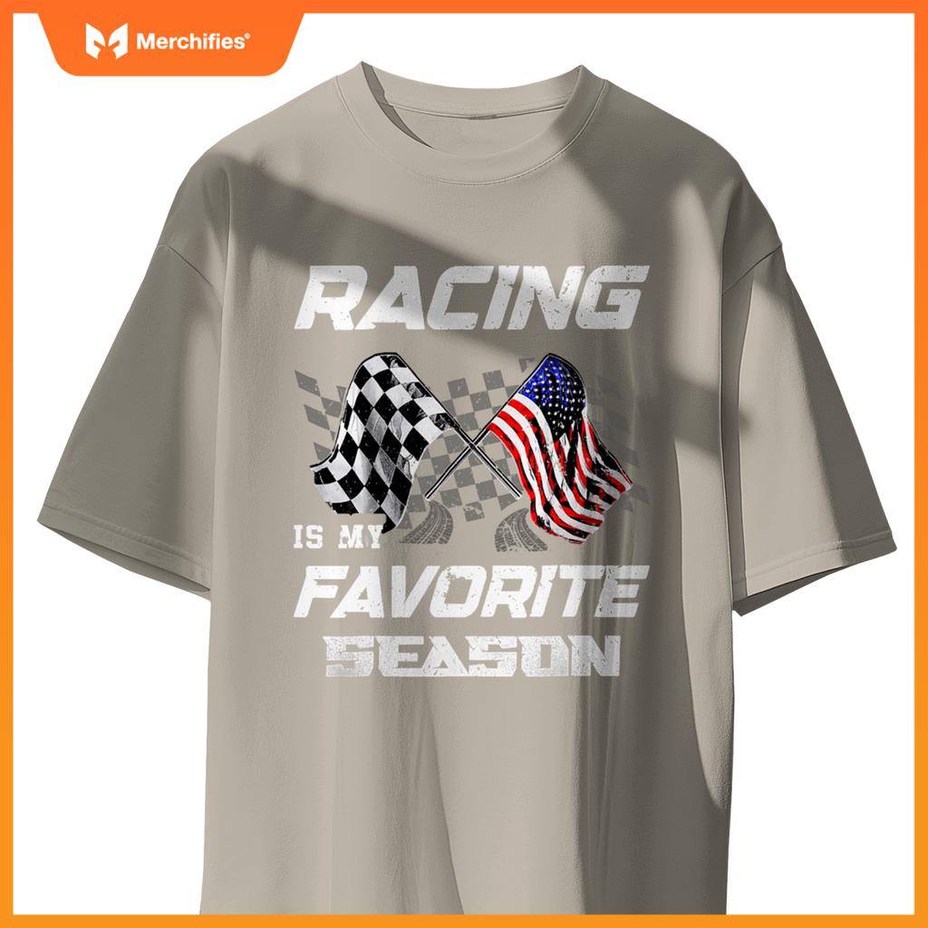 Racing Is My Favorite Season Race Car T-Shirt