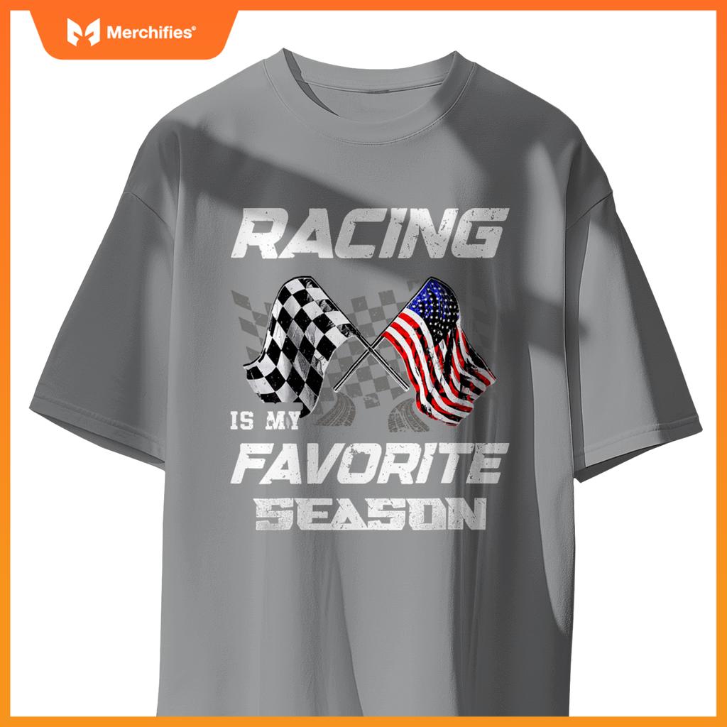 Racing Is My Favorite Season Race Car T-Shirt