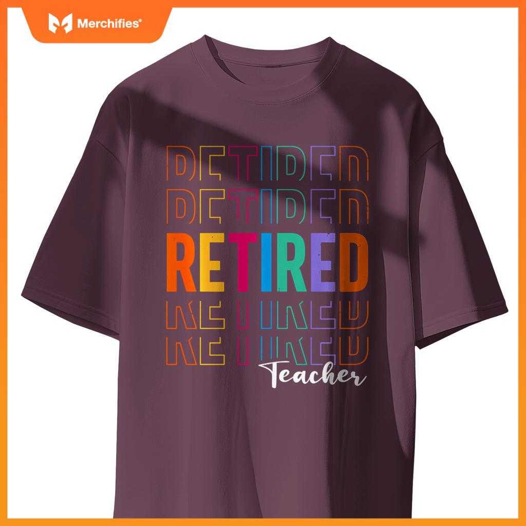 Retired Teacher Cool Design For Men Women Retirement