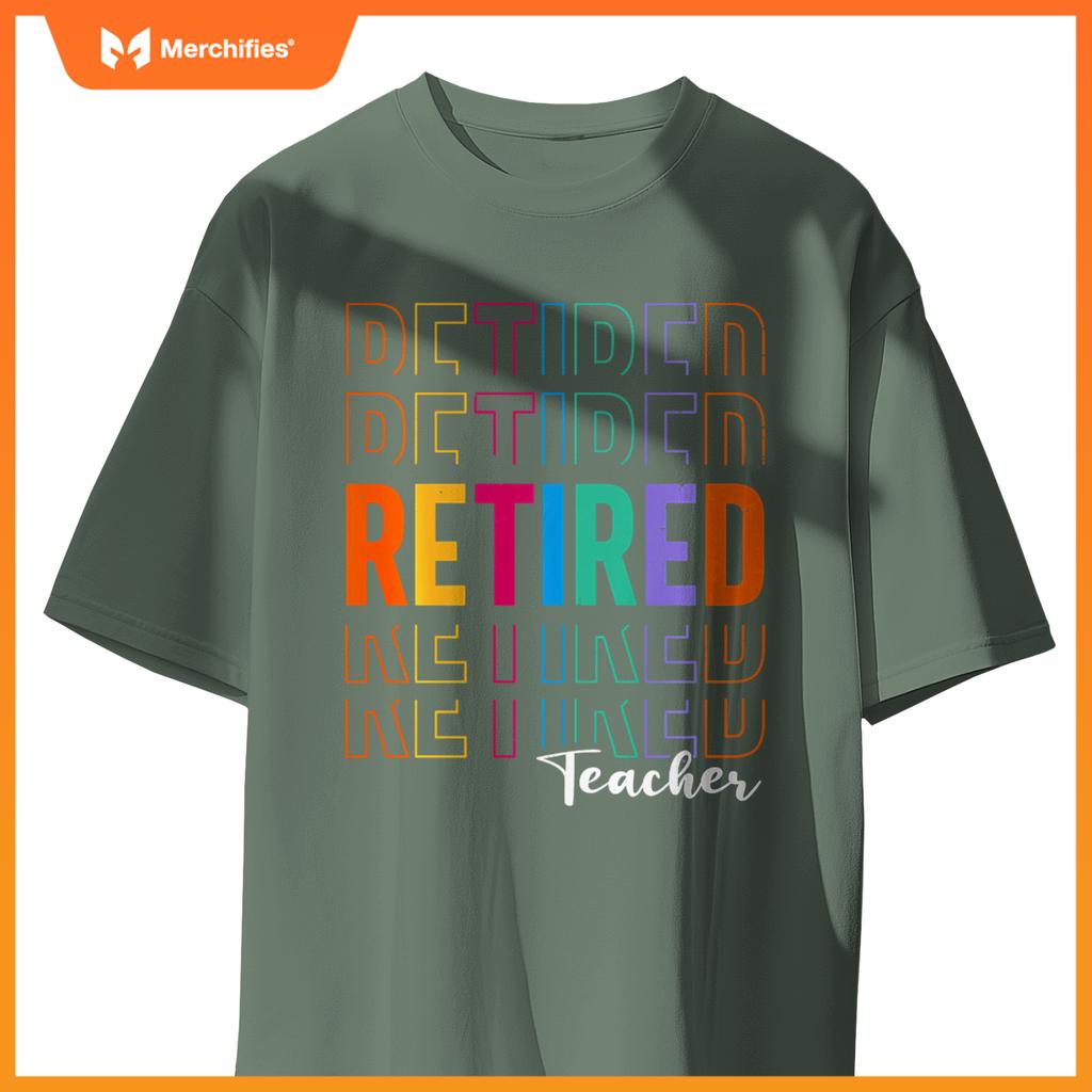 Retired Teacher Cool Design For Men Women Retirement