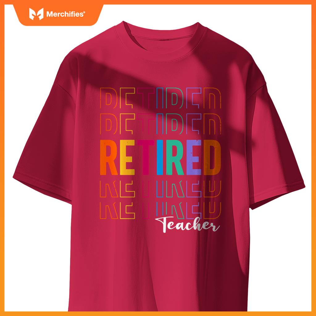 Retired Teacher Cool Design For Men Women Retirement