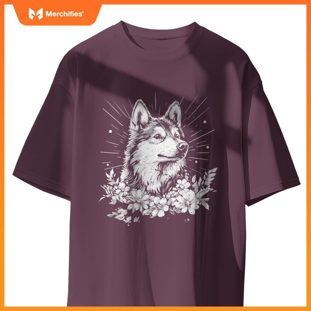 Retro Tattoo Style Finnish Lapphund Dog Lover T-Shirt