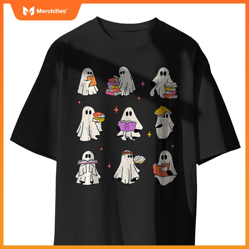 Retro Teacher Halloween Ghost Read More Books Teacher