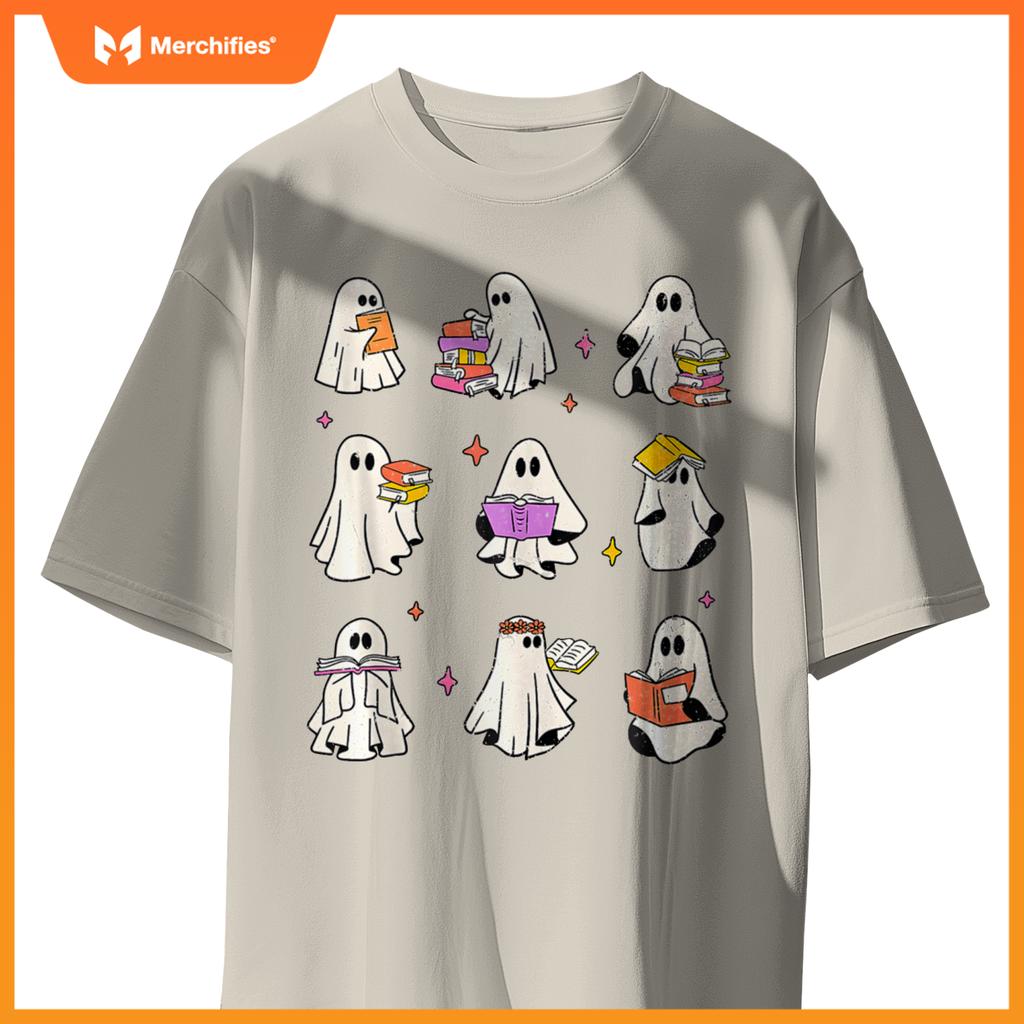 Retro Teacher Halloween Ghost Read More Books Teacher