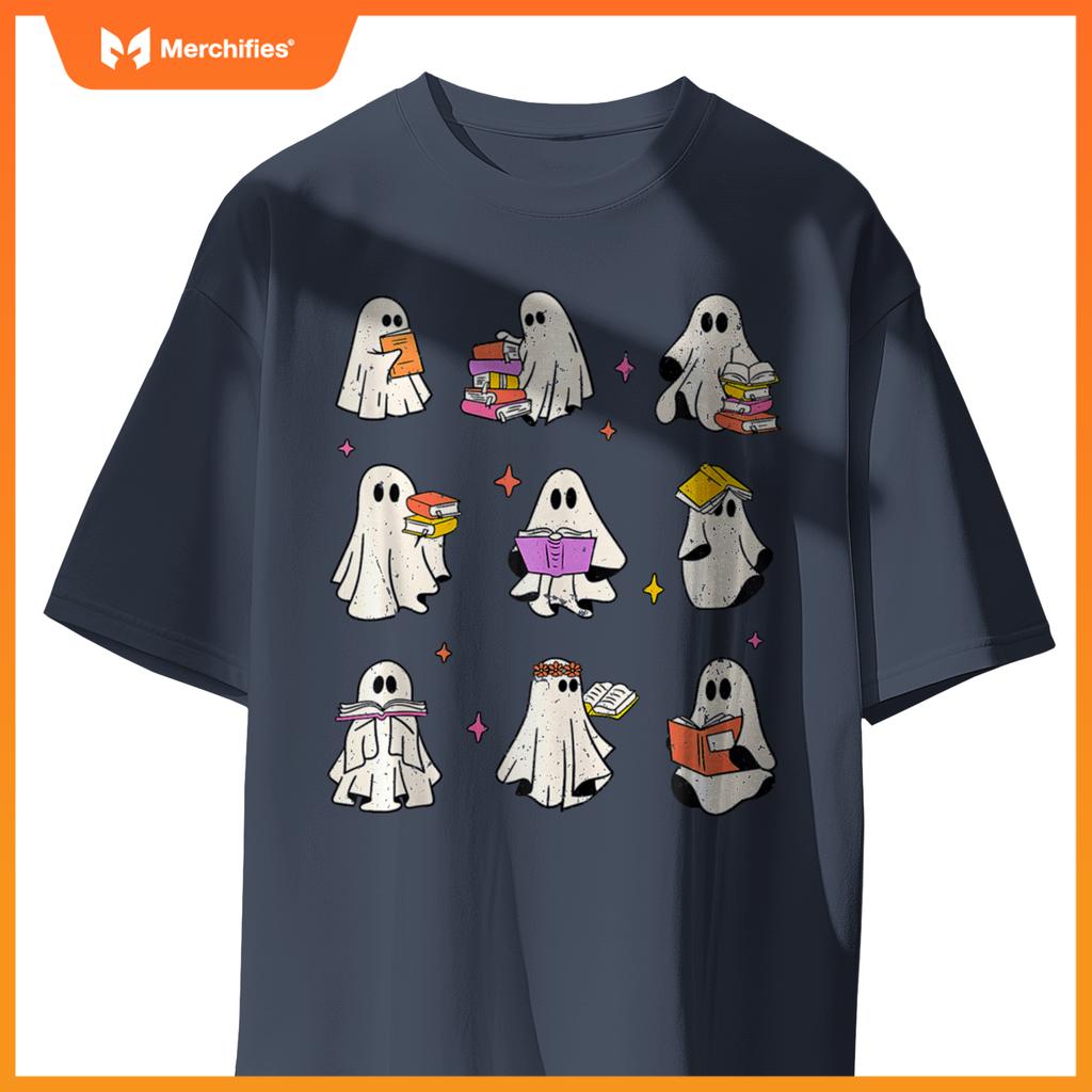 Retro Teacher Halloween Ghost Read More Books Teacher