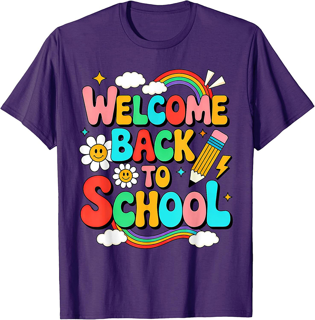 Retro Welcome Back to School Teacher Appreciation Boy Girl T-Shirt