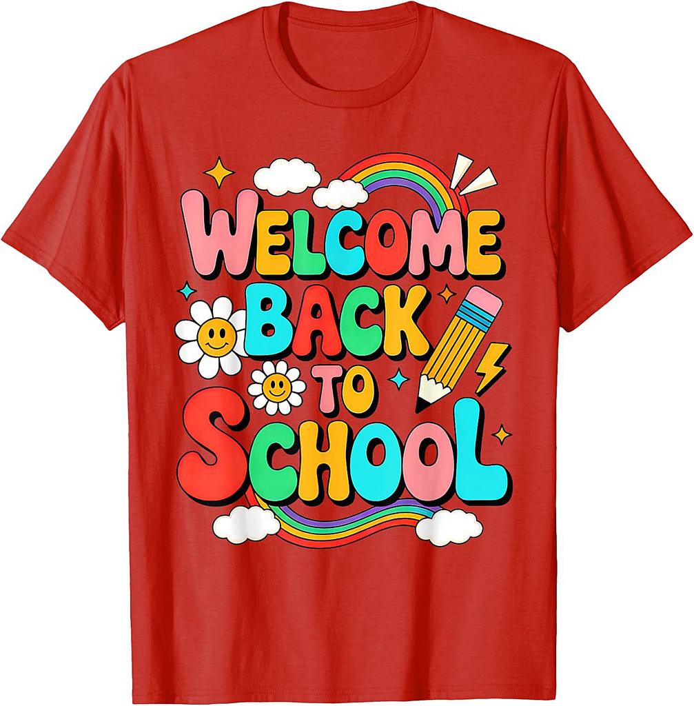 Retro Welcome Back to School Teacher Appreciation Boy Girl T-Shirt