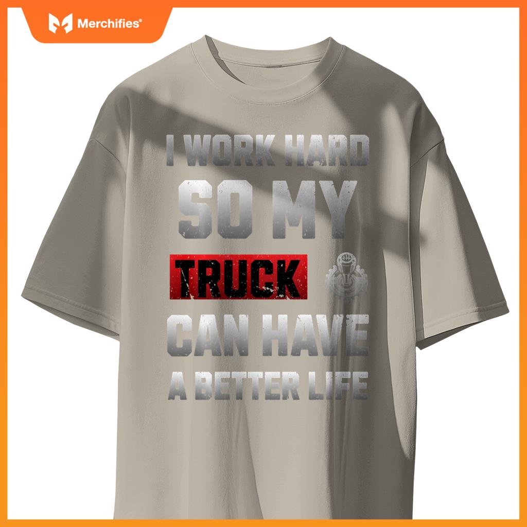 Funny Truck Owner Present Pickup Truck Driver Enthusiast T-Shirt