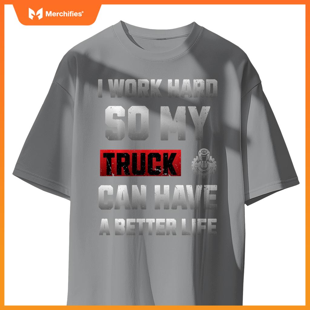Funny Truck Owner Present Pickup Truck Driver Enthusiast T-Shirt