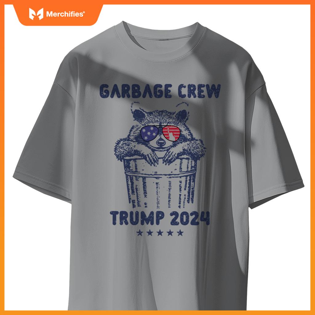 Garbage Crew Trump Garbage Man in Trash Truck Election 2024 T-Shirt