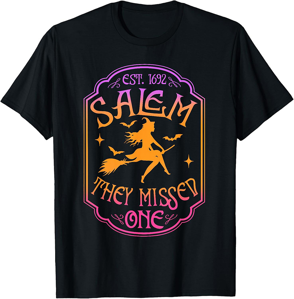 Salem 1962 You Missed One Halloween Feminist Witch Trials T-Shirt