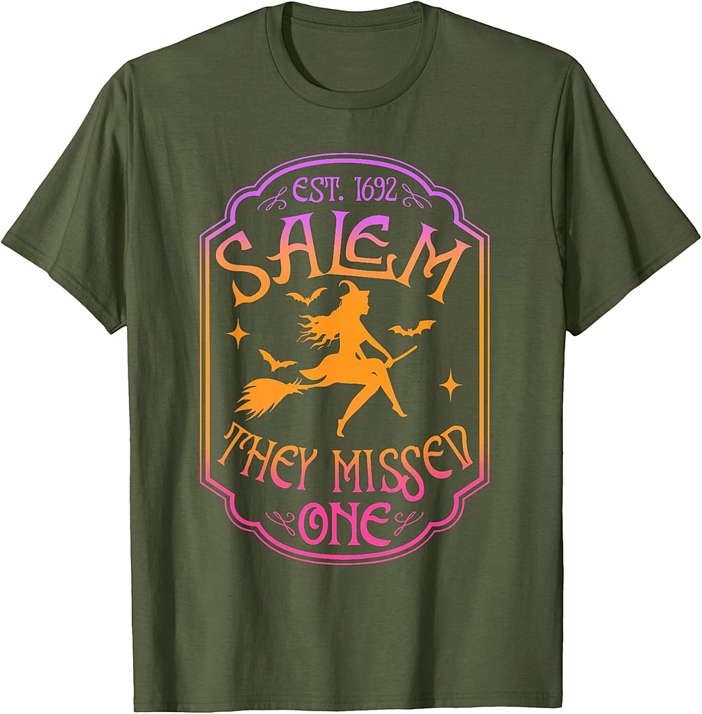Salem 1962 You Missed One Halloween Feminist Witch Trials T-Shirt