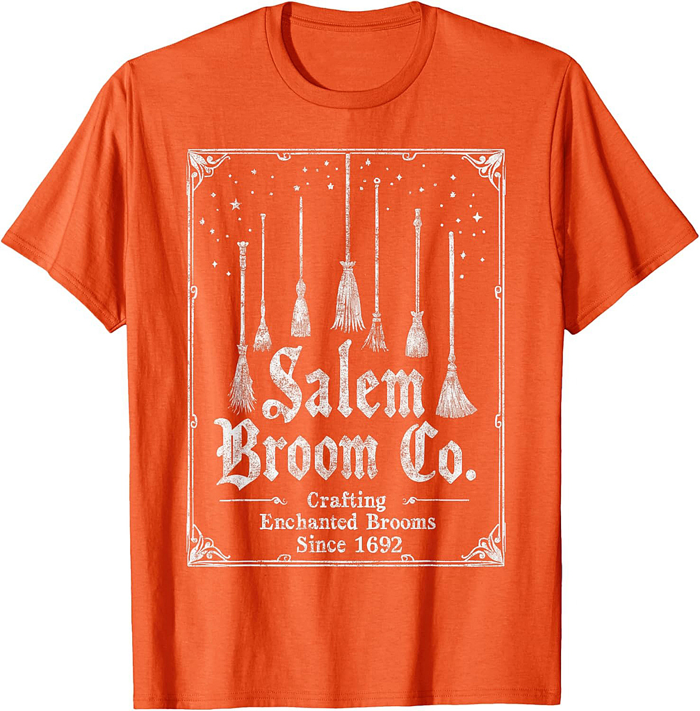 Salem Broom Company 1692 Funny Last Minute Halloween Tee T-Shirt