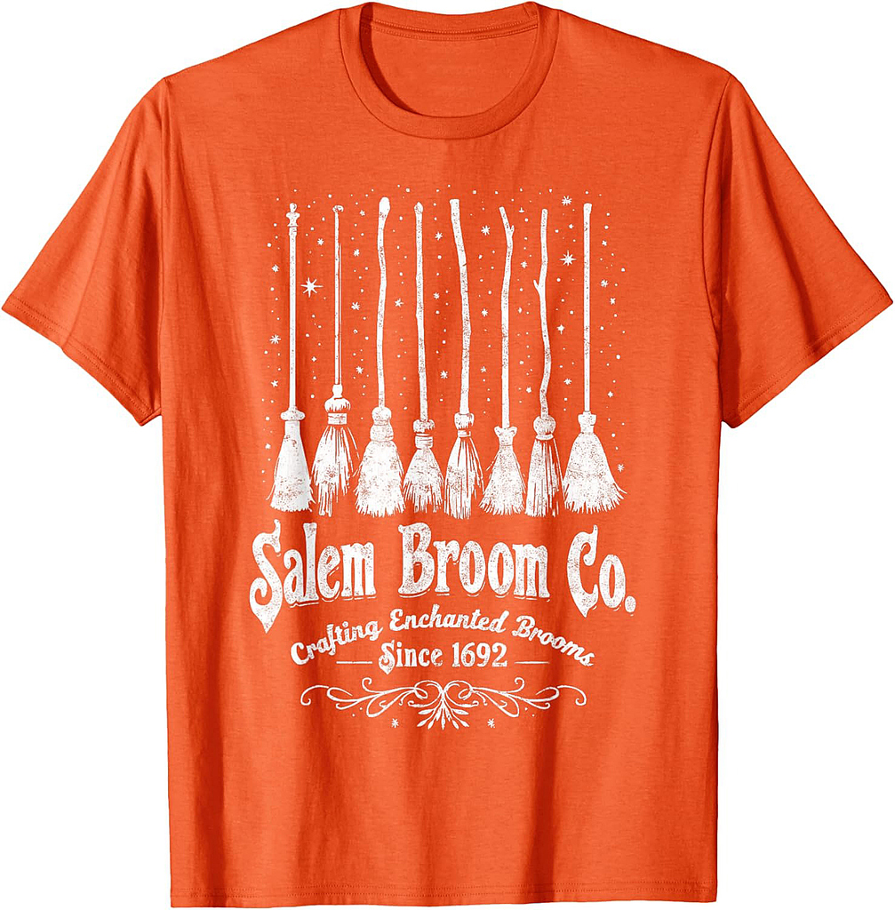 Salem Broom Company 1692 Funny Last Minute Halloween Tee T-Shirt